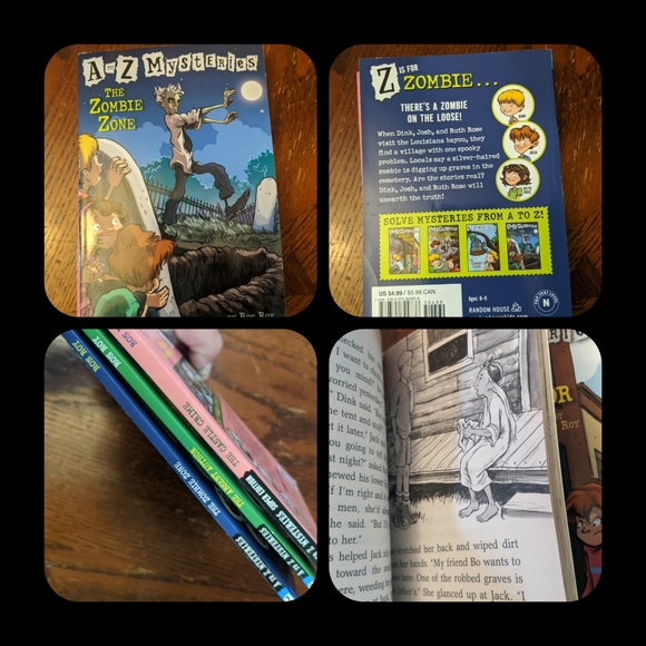 5/$25 Bundle of 3, like new A to Z mysteries books for young readers. - Picture 3 of 4